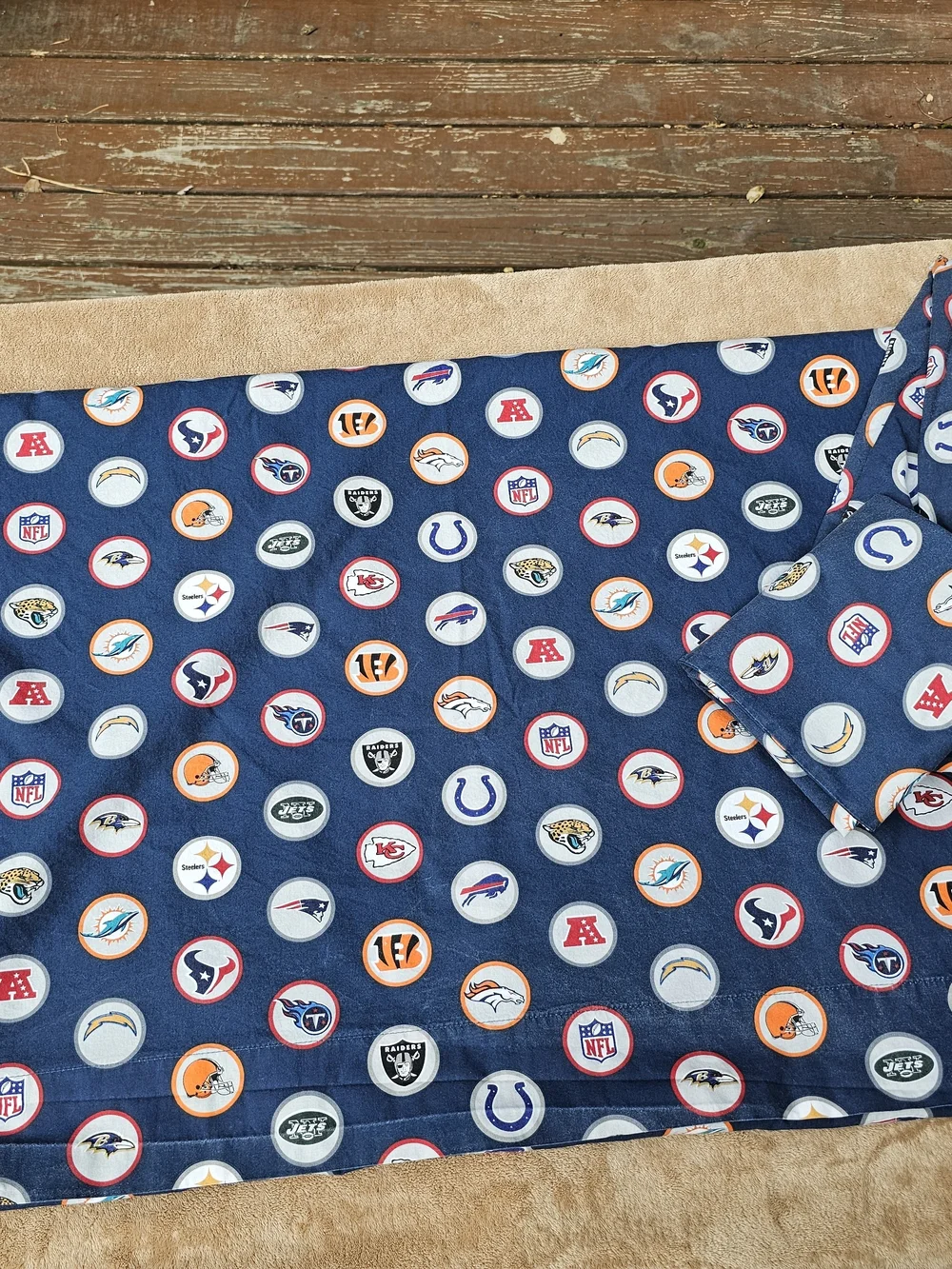 Pottery Barn Teen NFL Twin Sheet Set